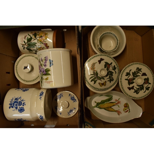 12 - A collection of Portmeirion pottery to include tureens, jars, bowls and other items (Qty). Collectio... 