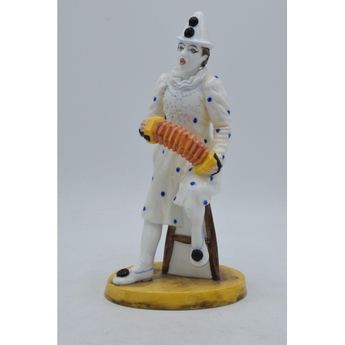 129 - Coalport Cavalcade of Clowns figure White Faced Serenade.