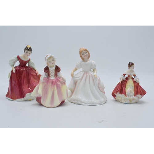 132 - A collection of small Royal Doulton lady figures to include Amanda HN2996, Southern Belle HN3174, Fa... 