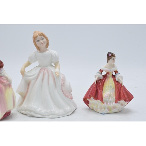 132 - A collection of small Royal Doulton lady figures to include Amanda HN2996, Southern Belle HN3174, Fa... 