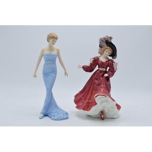 133 - A pair of Royal Doulton lady figures to include Patricia HN3365 and Diana HN5061 (2).