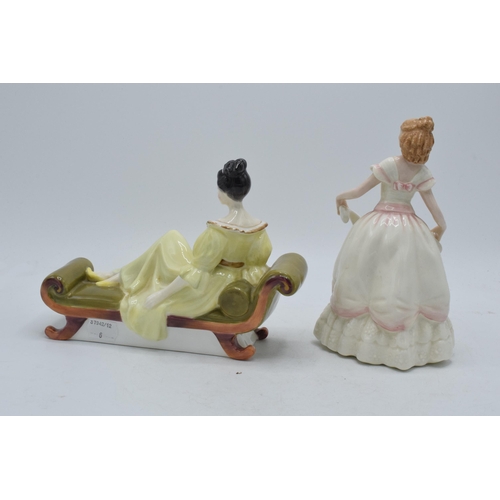 137 - A pair of Royal Doulton lady figures to include At Ease HN2473 and Nicole HN3421 (2).