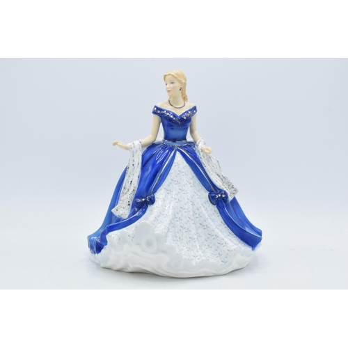 143 - Boxed large Royal Doulton lady figure Crystal Ball Midnight Sonata HN5785 with box and cert.