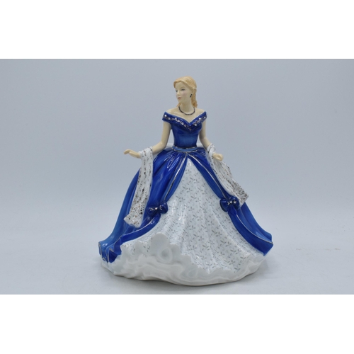 143 - Boxed large Royal Doulton lady figure Crystal Ball Midnight Sonata HN5785 with box and cert.