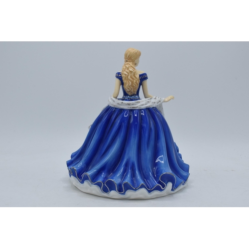 143 - Boxed large Royal Doulton lady figure Crystal Ball Midnight Sonata HN5785 with box and cert.