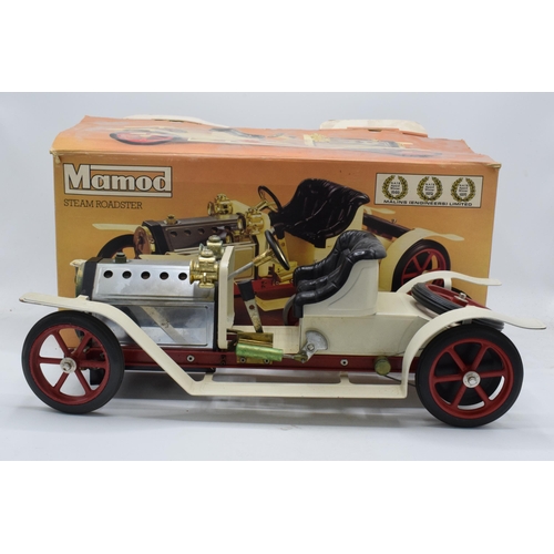 252 - Boxed Mamod Steam Roadster SA1 with funnel.