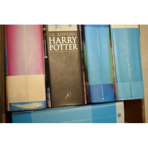 284 - A collection of books to include J K Rowling Harry Potter first version books comprising 2 x The Hal... 