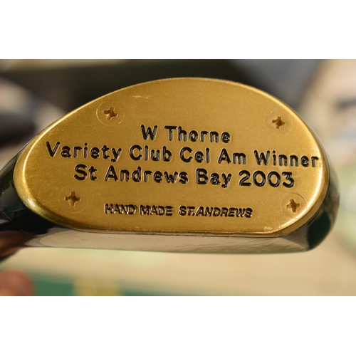 298 - St Andrews Bay 2003 Variety Club Cel Am Winner golf club won by Willie Thorne (professional snooker ... 