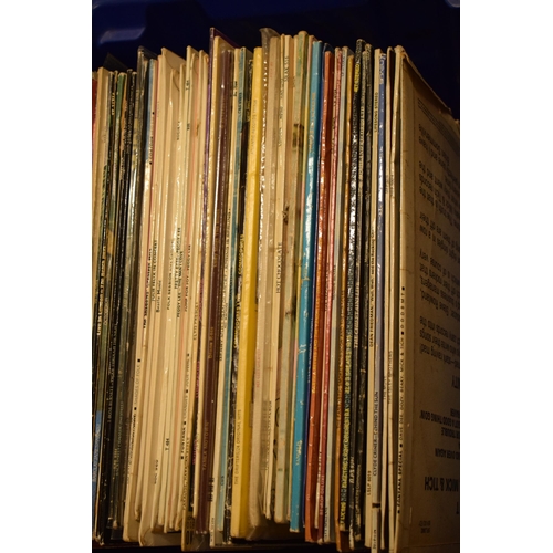 307 - An extensive collection of LPs and records of varying ages and genres to include rock, disco, funk, ... 