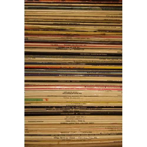 307 - An extensive collection of LPs and records of varying ages and genres to include rock, disco, funk, ... 