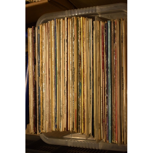 307 - An extensive collection of LPs and records of varying ages and genres to include rock, disco, funk, ... 