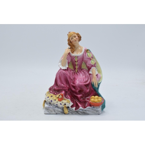 45 - Peggy Davies Janus Studio pottery figure The Illustrious Ladies of the Stage series Nell Gwyn.