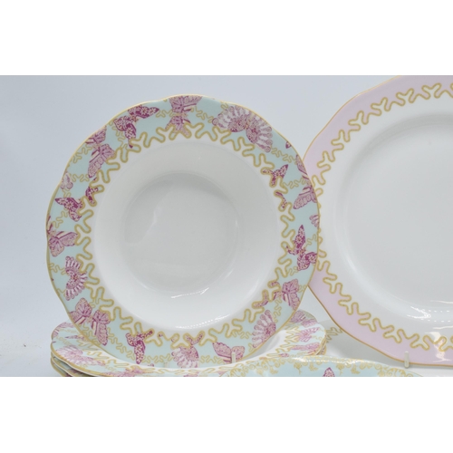 87 - Royal Albert Zandra Rhodes My Favourite Things tea ware to include 27cm diameter dinner plates (1 pi... 