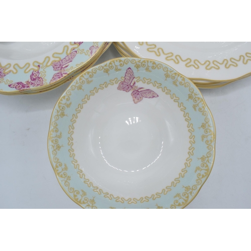 87 - Royal Albert Zandra Rhodes My Favourite Things tea ware to include 27cm diameter dinner plates (1 pi... 