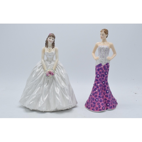 95 - Royal Worcester lady figures to include limited edition A Day to Remember CW395 and High Society CW8... 