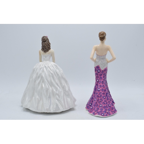 95 - Royal Worcester lady figures to include limited edition A Day to Remember CW395 and High Society CW8... 