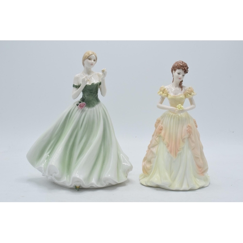 97 - Royal Worcester limited edition figure Keepsake CW566 and Coalport Karen from Ladies of Fashion (2).