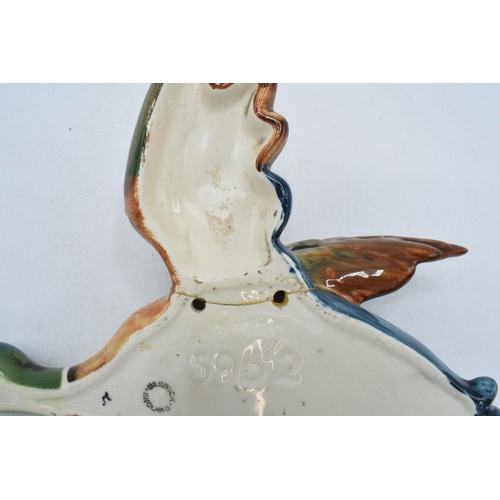 172 - Beswick flying mallard wall plaque 596-2 (re-glued wing).