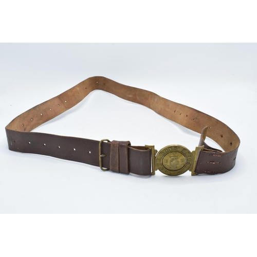 329 - Vintage 'The Boys Brigade' Stedfast belt with brass catch, 117cm long