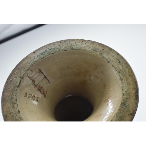 35 - 19th century stoneware goblet / chalice in the style of Mettlach / Doulton Lambeth,'J.R. 1301' impri... 
