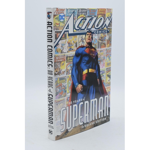 385 - Action Comics 80 Years of Superman The Deluxe Edition hardback book.