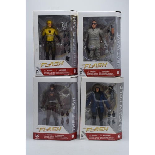 400 - Boxed The Flash DC Collectibles figures to include Heat Wave, Reverse-Flash, Captain Cold and The Fl... 