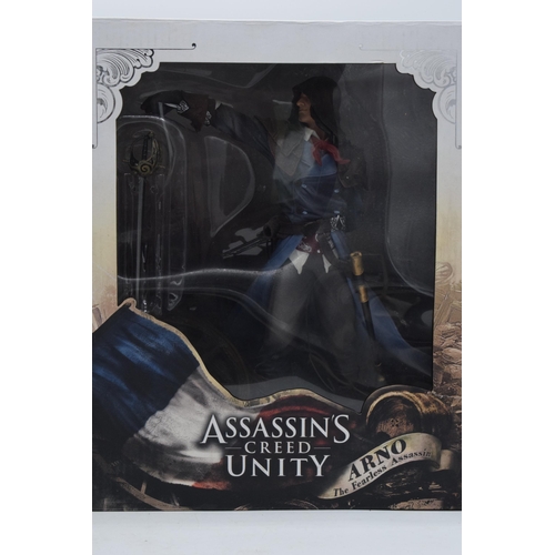 405 - Boxed Assassin's Creed Unity figures to include Arno The Fearless Assassin and Elise The Fiery Templ... 