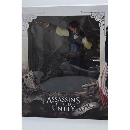 405 - Boxed Assassin's Creed Unity figures to include Arno The Fearless Assassin and Elise The Fiery Templ... 