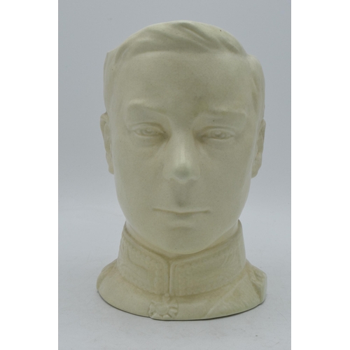 92 - Bretby King Edward VIII Musical Character Jug height 21cm which plays the National Anthem.