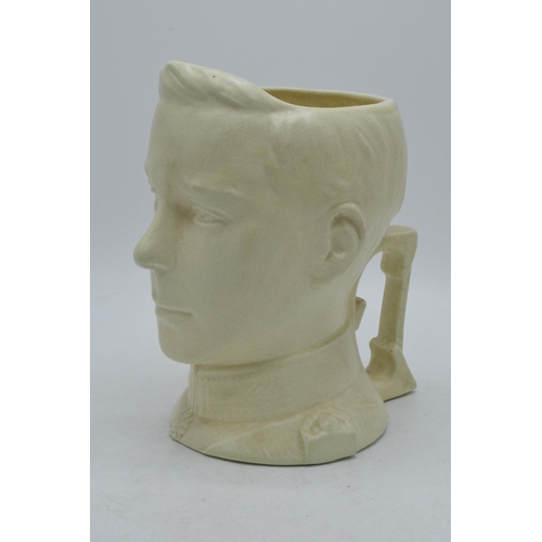 92 - Bretby King Edward VIII Musical Character Jug height 21cm which plays the National Anthem.