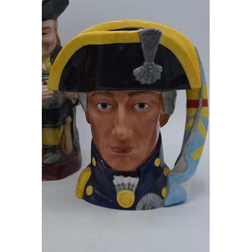 93 - Character jugs to include Maritime Trust Admiral Lord Nelson, Truscott Potteries Prince Philip Duke ... 