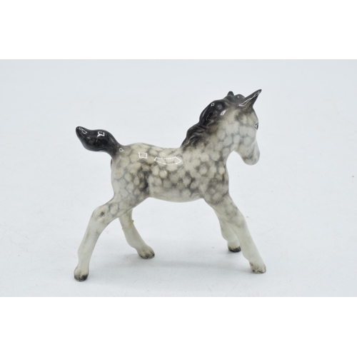 158A - Beswick Rocking Horse Grey foal 996 (1 leg af and nip to ear).