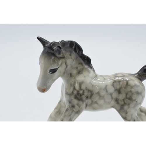 158A - Beswick Rocking Horse Grey foal 996 (1 leg af and nip to ear).