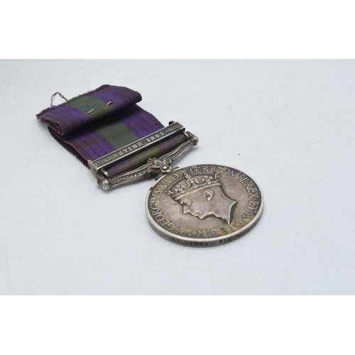 246G - Silver Palestine medal 1945-1948 PTE M THEKO APC 28286