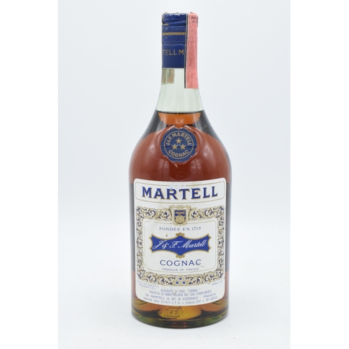 326 - J & F Martell Bleu Cognac, 75cl, sealed.