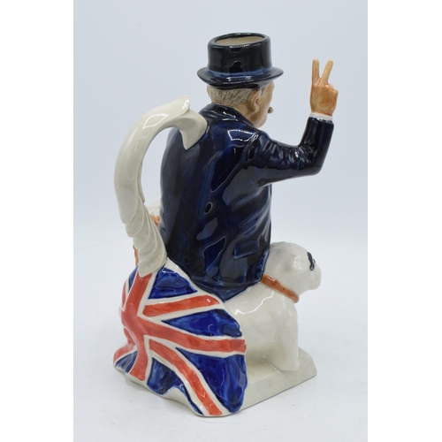 111 - Boxed Kevin Francis Toby jug Winston Spencer Churchill.