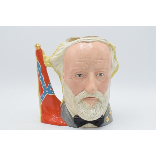 120 - Large Royal Doulton double-sided character jug Ulysses S Grant / Robert E Lee D6698.