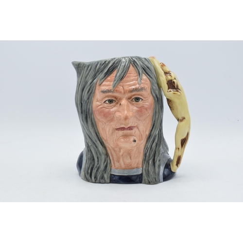 121 - Large Royal Doulton character jug The Pendle Witch D6826.