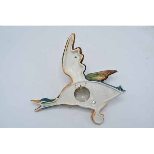 132 - Beswick Flying Mallard wall plaque 596-1.