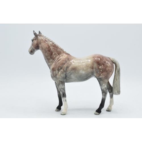 135 - Beswick Strawberry Roan Hunter Horse, (Royal Doulton backstamp - second).