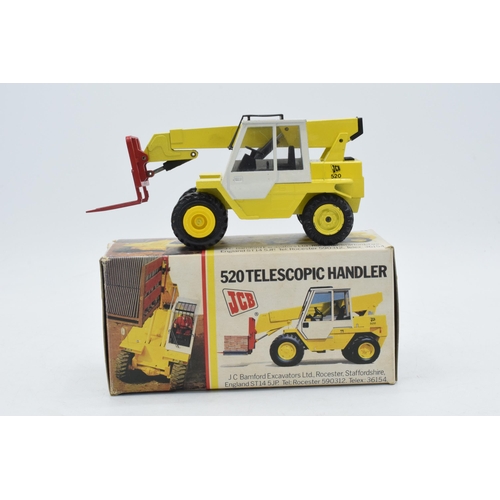 224 - Boxed NZG No. 175 JCB 520 Telescopic Handler, in good to near mint condition. Box generally good wit... 