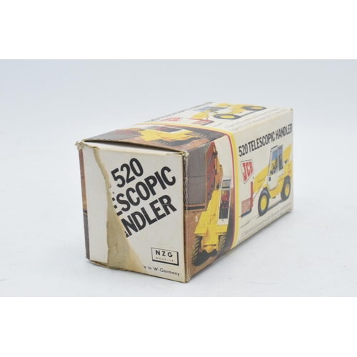 224 - Boxed NZG No. 175 JCB 520 Telescopic Handler, in good to near mint condition. Box generally good wit... 