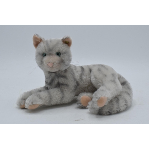 229 - Steiff teddy bear of a tiger, 22cm long.