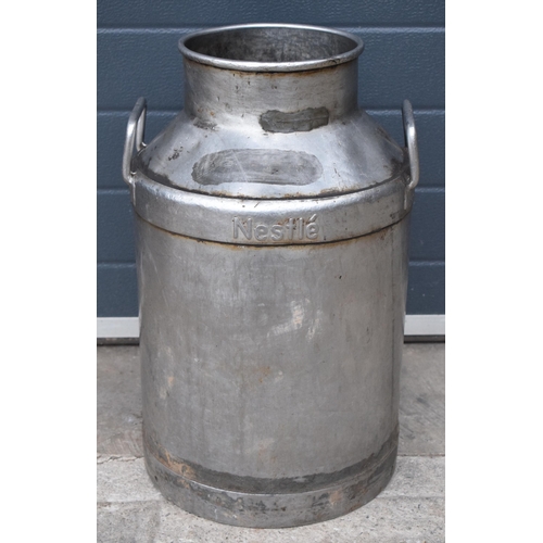 244 - Vintage 'Nestle' milk churn, 58cm tall.