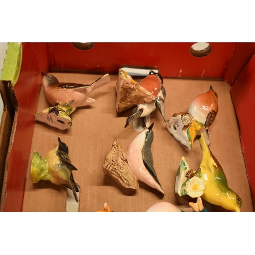 51 - A collection of Beswick birds to include Greenfinch, Bullfinch and others, Wade Tortoises, ducks and... 