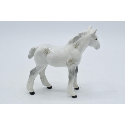 55 - Beswick Shire Foal 1053 in grey.