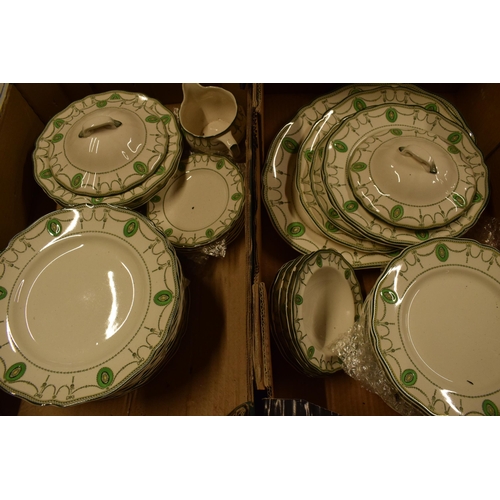 85 - A large collection of Royal Doulton Countess tea and dinner ware to include dinner plates, tureens, ... 