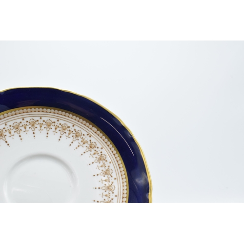 85B - A collection of Royal Worcester Regency tea ware to include a cake plate, 15 cups (2 different model... 