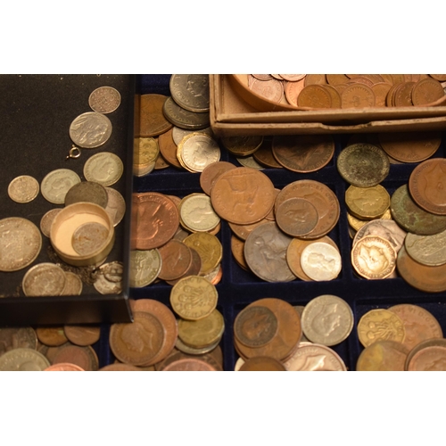 291 - Mixed collection of UK and Foreign coins to include silver examples (Qty).