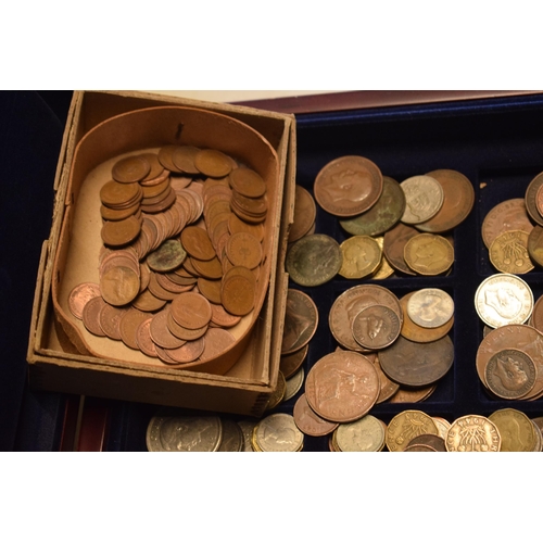 291 - Mixed collection of UK and Foreign coins to include silver examples (Qty).